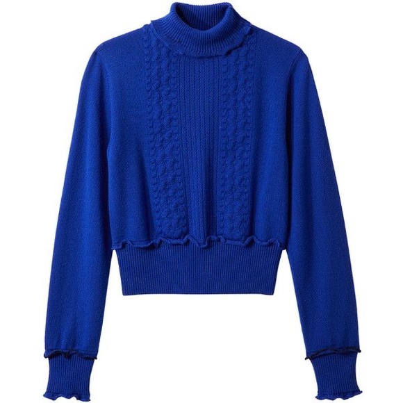 NWT Philip Lim Electric Blue Wool Sweater - Picture 1 of 6